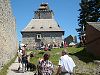 Ndvo a v hradu Kaperk s turisty